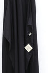 BASERANGE Adjustable Strap Apron Dress Collection, Made in Portugal, BAS-DRAP-RS-000-HEI, Black